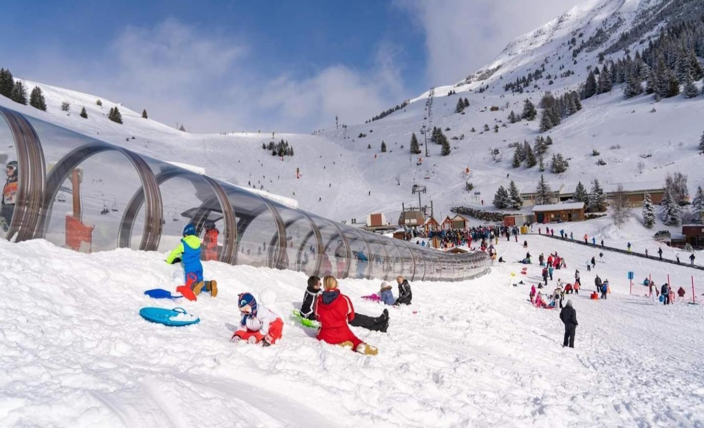 شقة Auris Les Gentianes Station Alpe Huez المظهر الخارجي الصورة